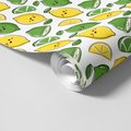 Tapeta - dziecięca, cytryny, limonki,
