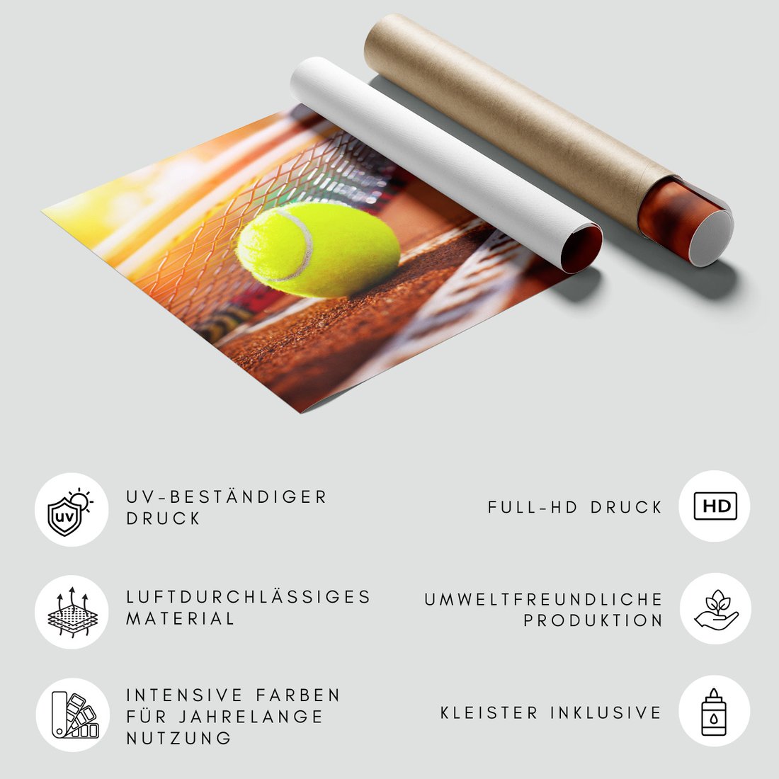 Fototapeta - tenis, piłka, kort