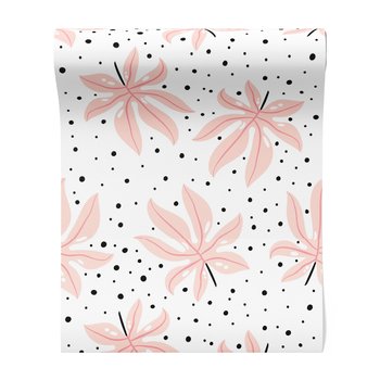 Tapeta - liście, kropki, natura