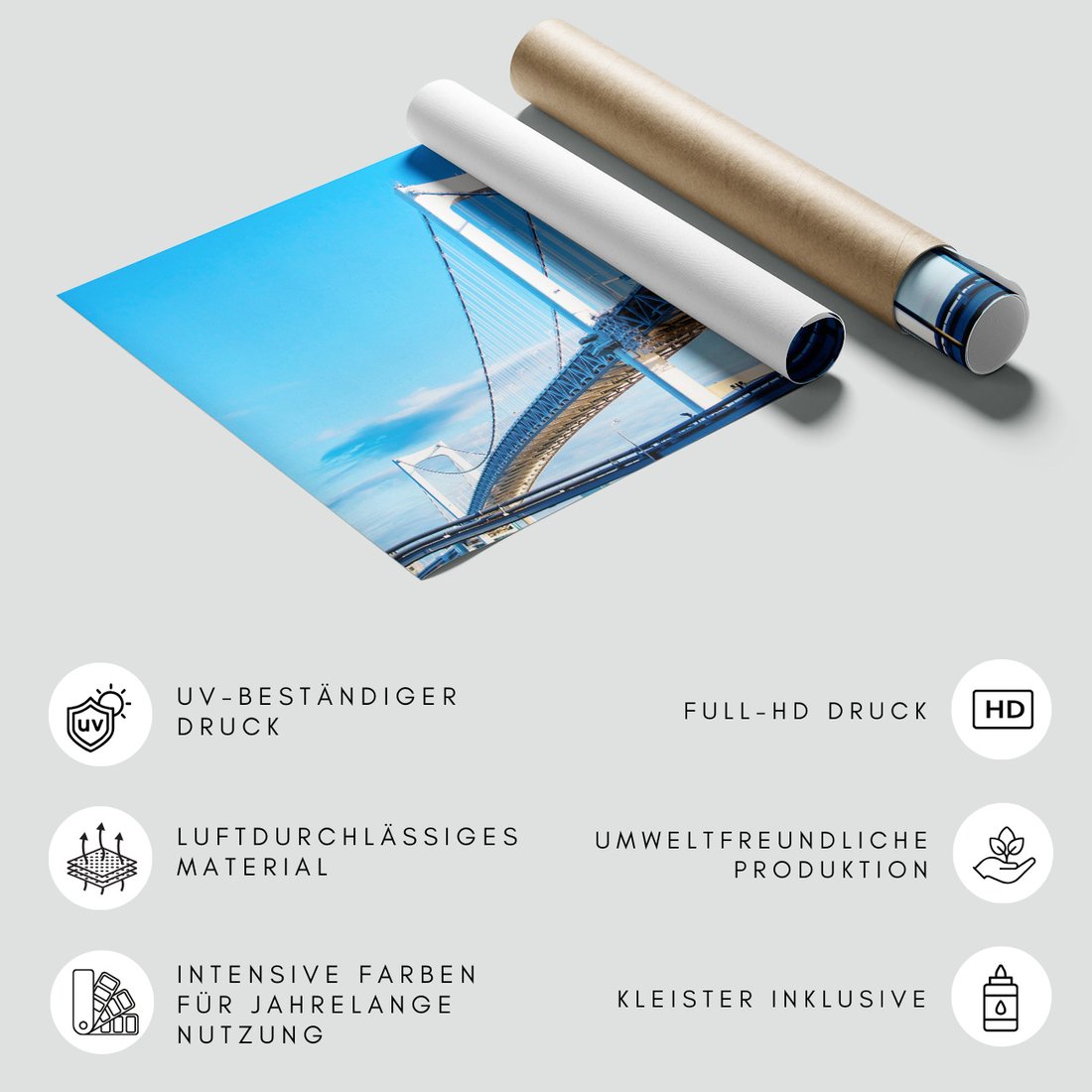 Fototapeta - most, miasto, niebo