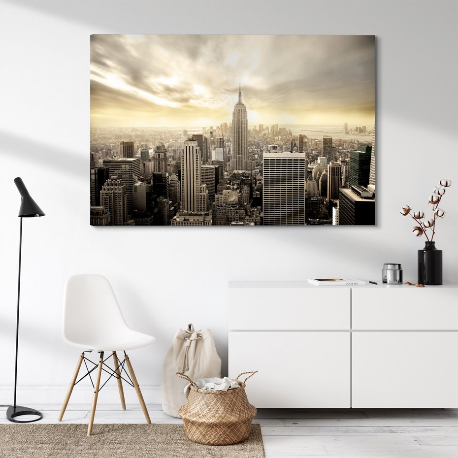 Obraz na płótnie - miasto, budynki, panorama