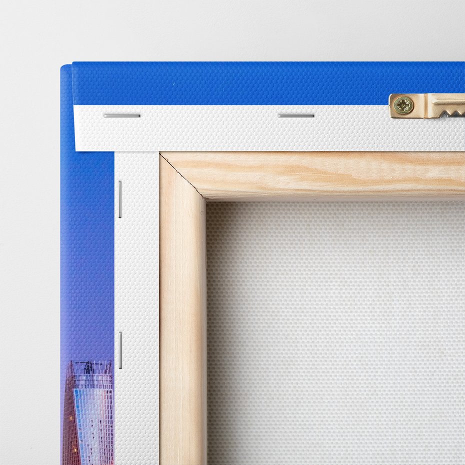 Obraz na płótnie - miasto, budynki, woda