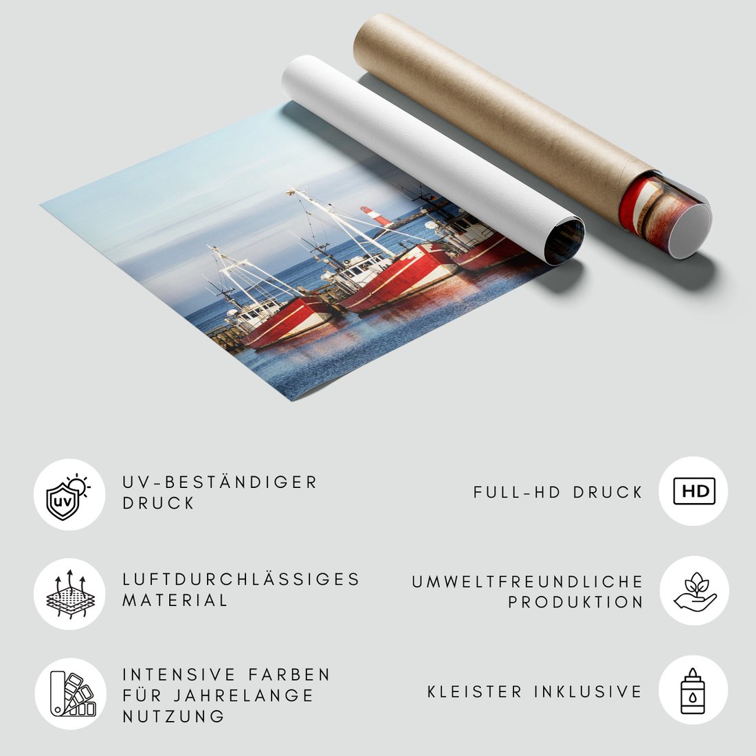 Fototapeta - łodzie, morze, port