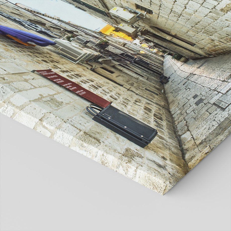 Obraz na płótnie - uliczka, miejska, kamienna