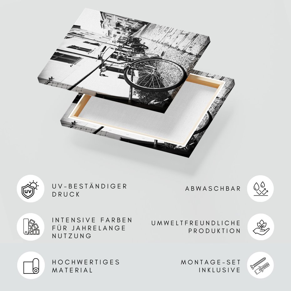 Obraz na płótnie - rowery, ulica, miasto