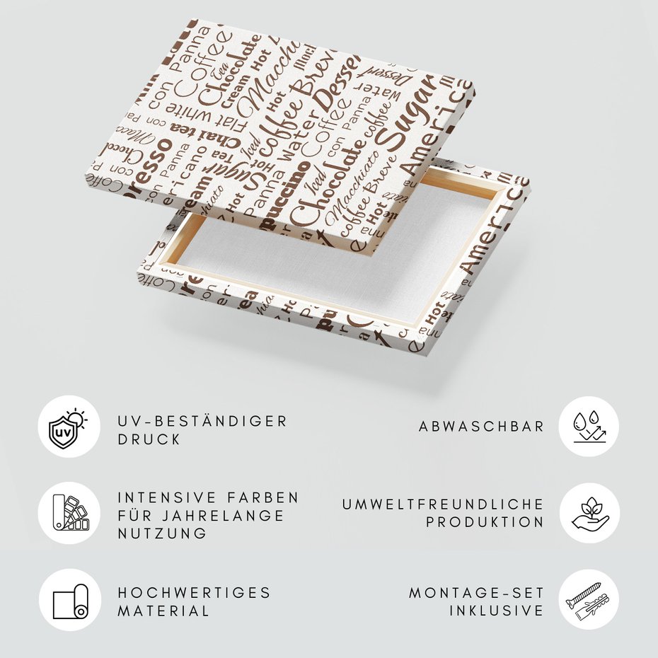 Obraz na płótnie - kawa, napoje, tło