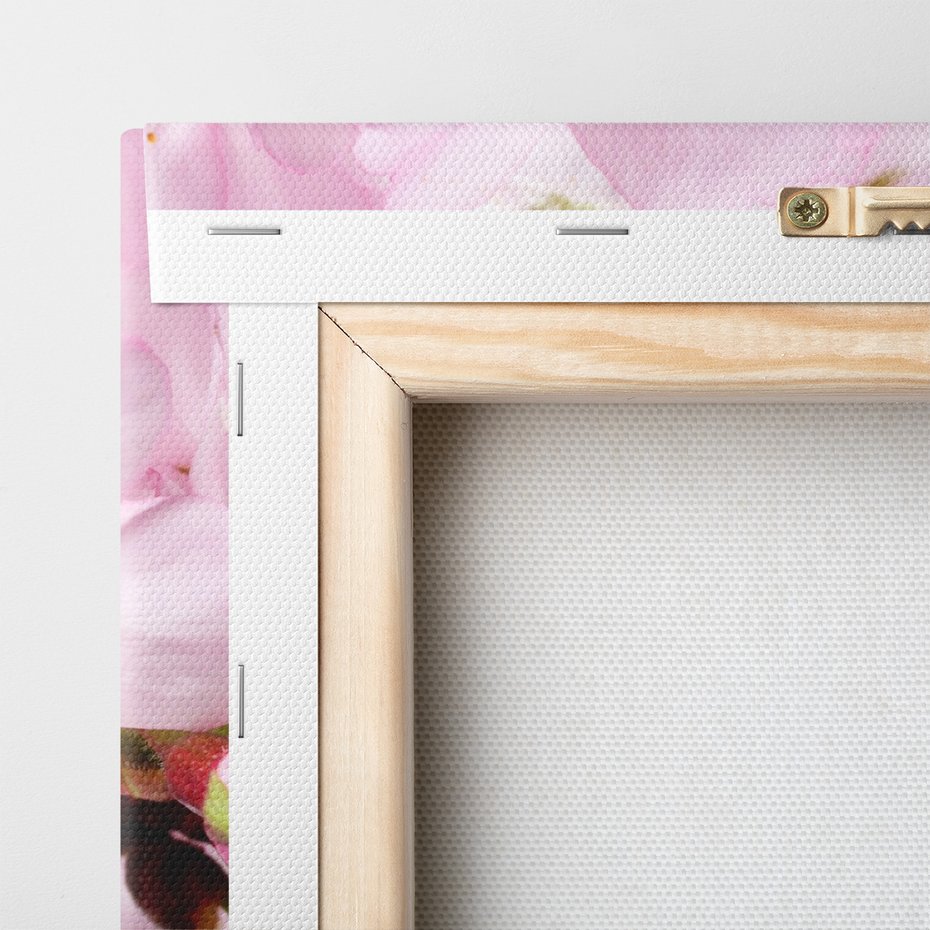 Obraz na płótnie - kwiaty, różowe, delikatne