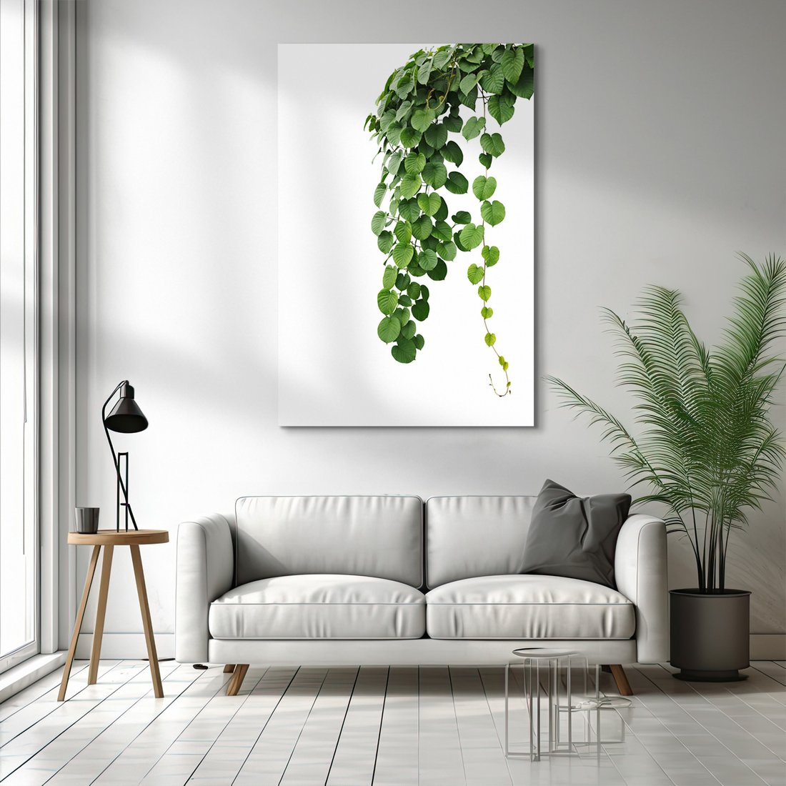 Obraz na płótnie - liście, zielony, roślina