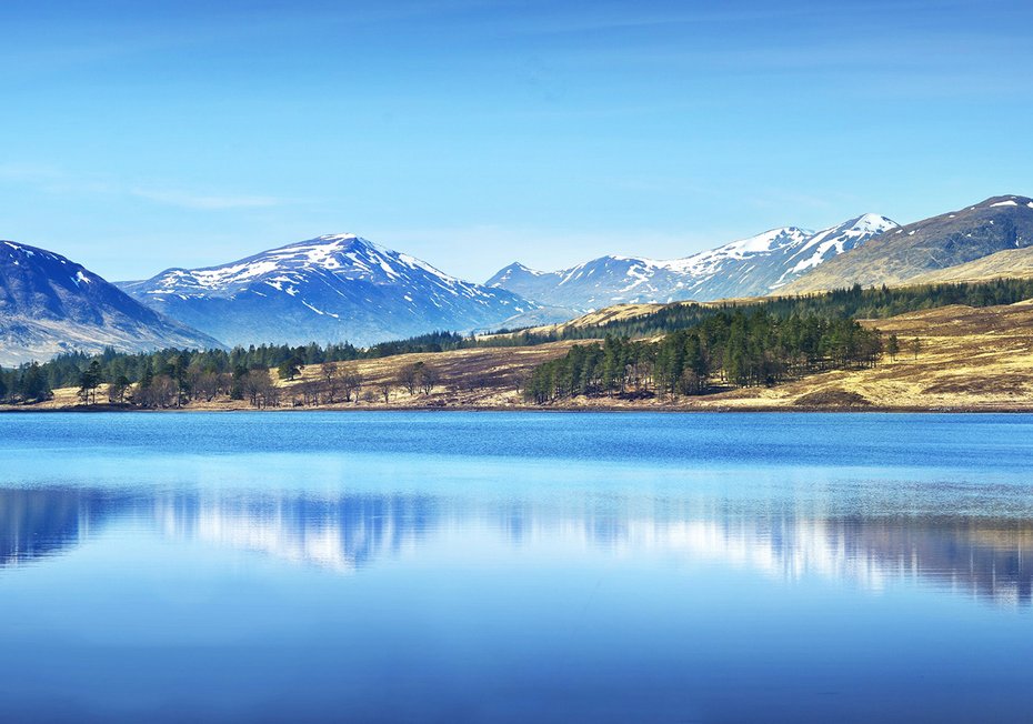 Fototapeta - jezioro, góry, krajobraz