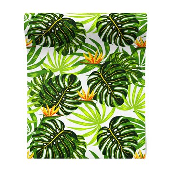 Tapeta - liście, kwiaty, tropiki