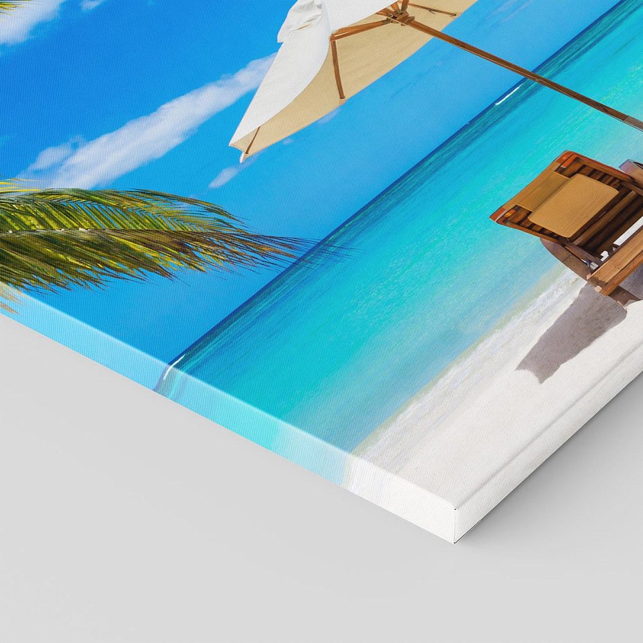 Obraz na płótnie - plaża, morze, relaks