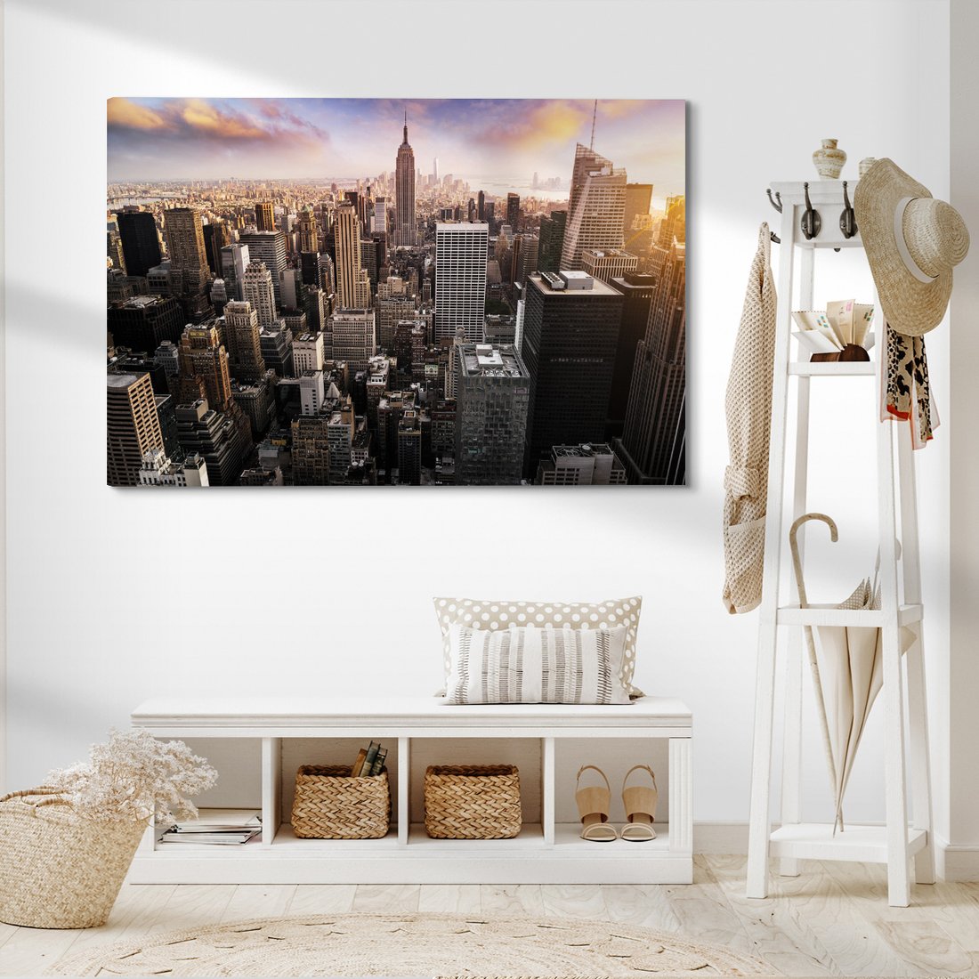Obraz na płótnie - miasto, budynki, drapacze chmur