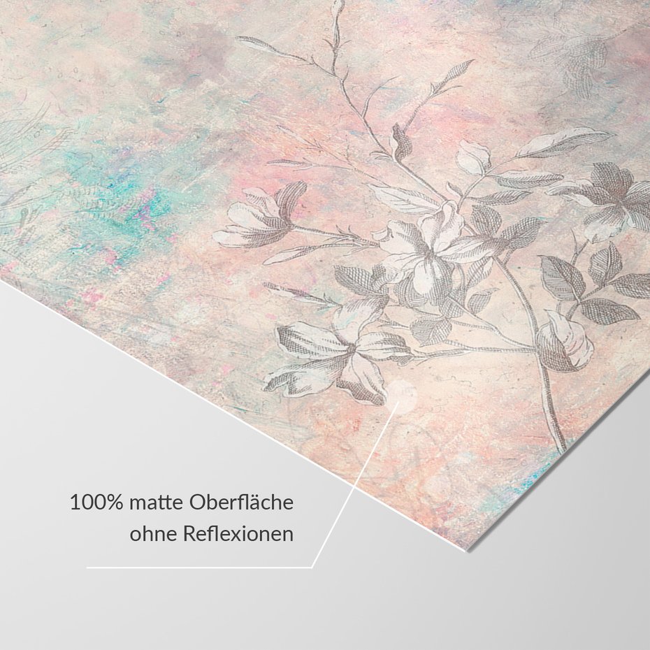 Fototapeta - loft, kwiaty, mural