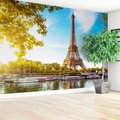 Fototapeta - Paryż, Wieża Eiffla, rzeka
