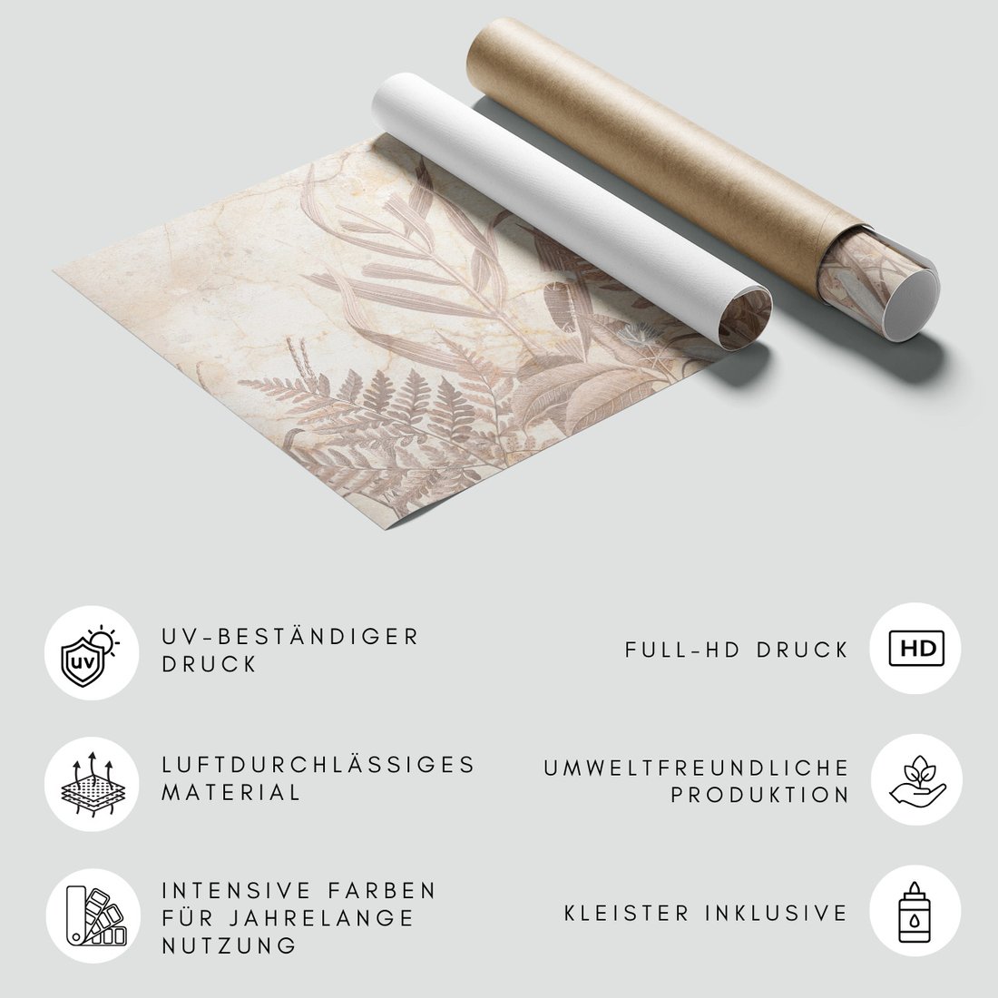 Fototapeta - loft, trawy, paprocie