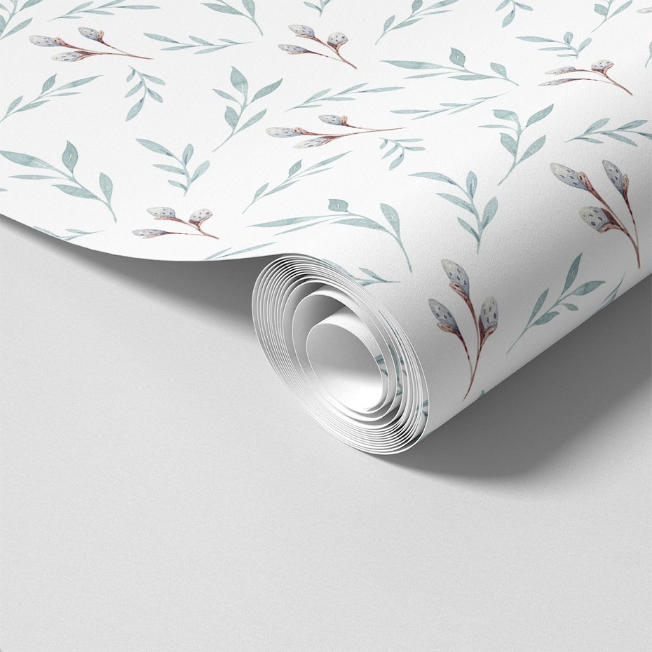 Tapeta - liście, gałązki, wiosna