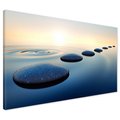 Obraz na płótnie - spokój, woda, kamienie