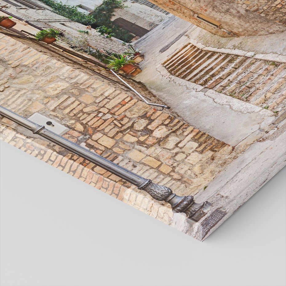 Obraz na płótnie - uliczka, miasto, architektura