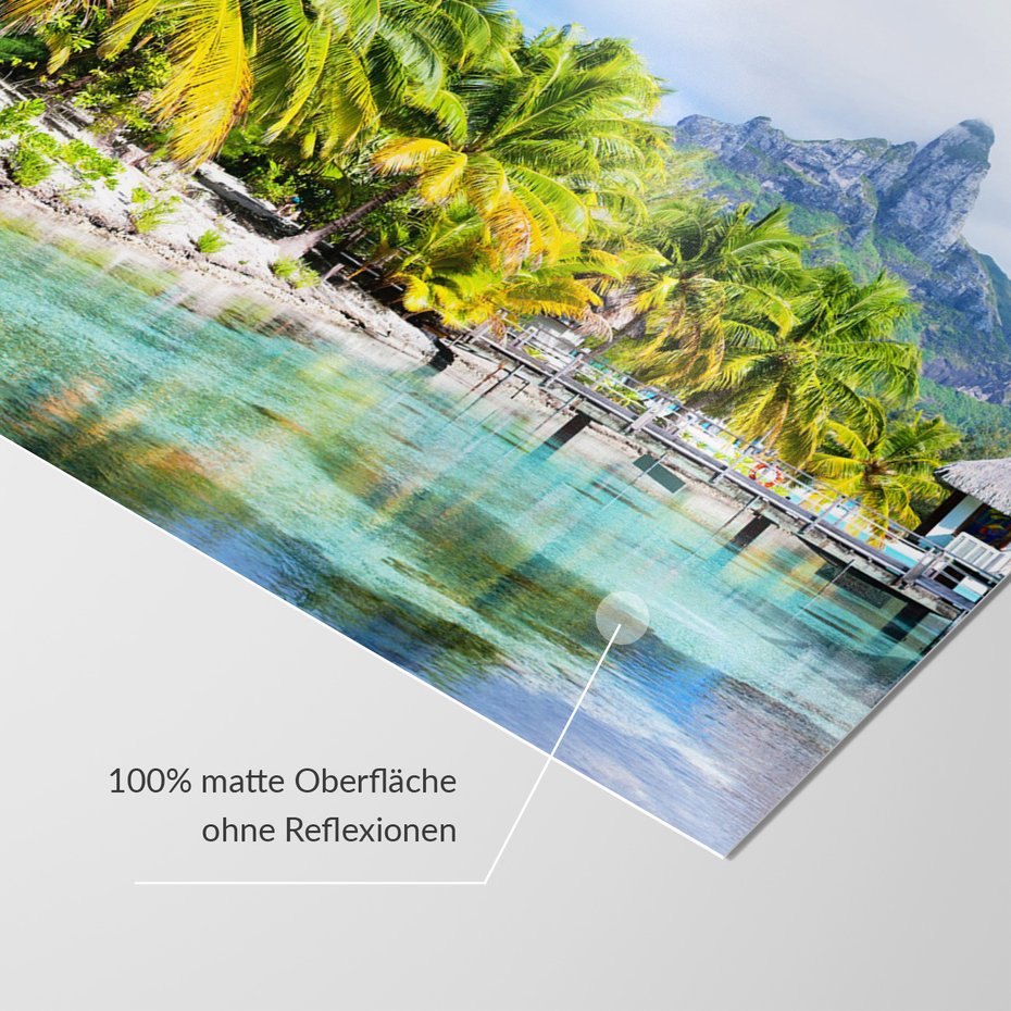 Fototapeta - palmy, woda, góry