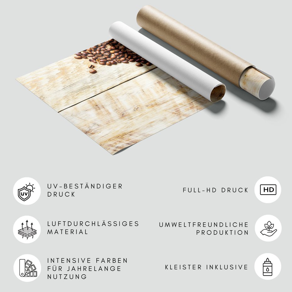 Fototapeta - kawa, ziarna, napój