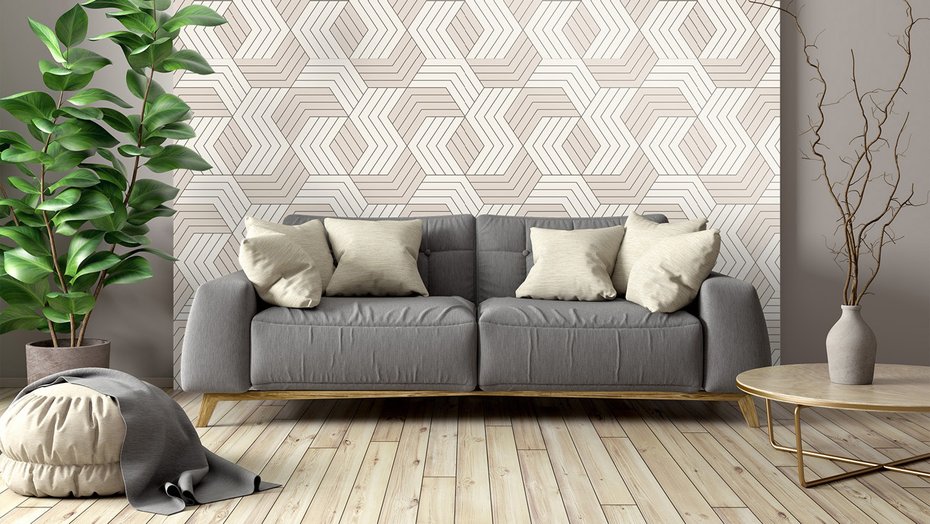 Tapeta - geometria, linie, kształty