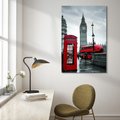 Obraz na płótnie - Londyn, Big Ben, autobus