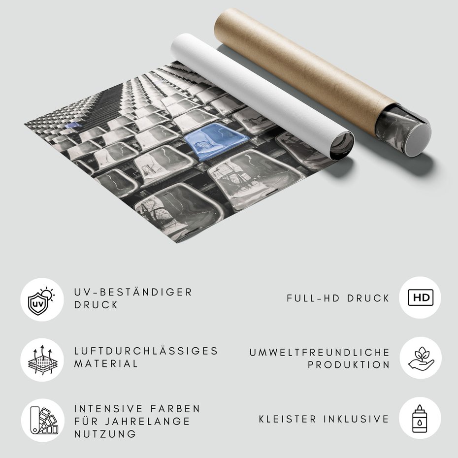 Fototapeta - krzesła, stadion, trybuny