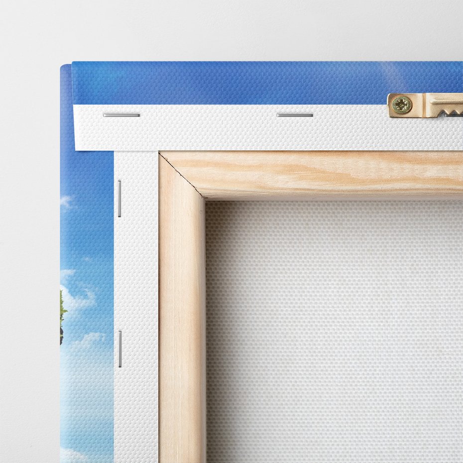 Obraz na płótnie - krajobraz, drzewo, serce