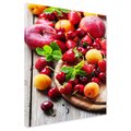 Obraz na płótnie - owoce, słodkie, świeże