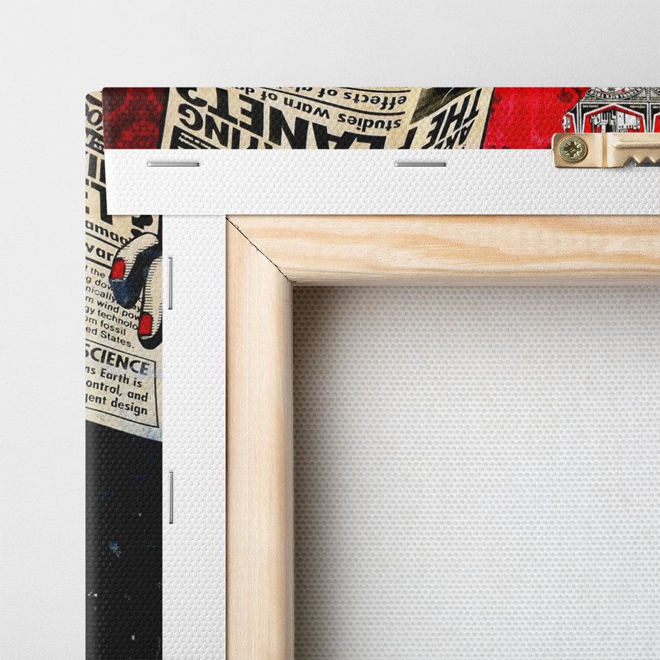 Obraz na płótnie - graffiti, kolaż, sztuka uliczna