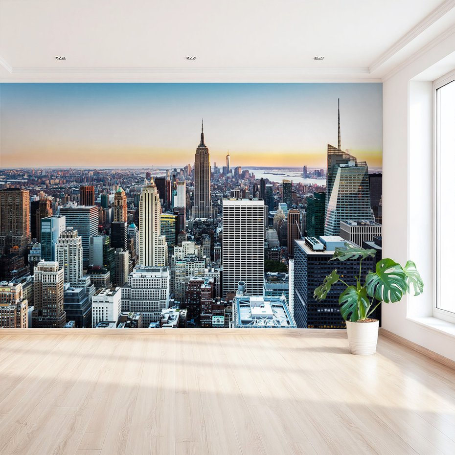 Fototapeta - miasto, drapacze chmur, panorama