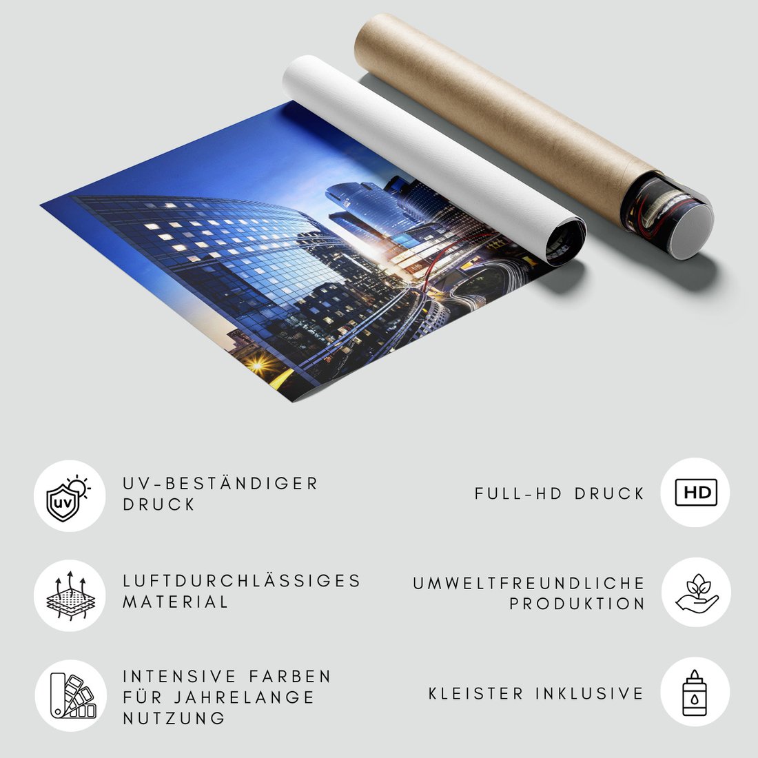 Fototapeta - miasto, budynki, noc