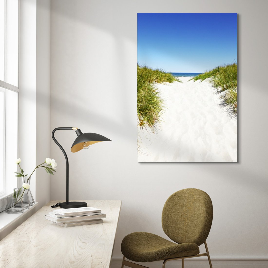 Obraz na płótnie - plaża, piasek, morze