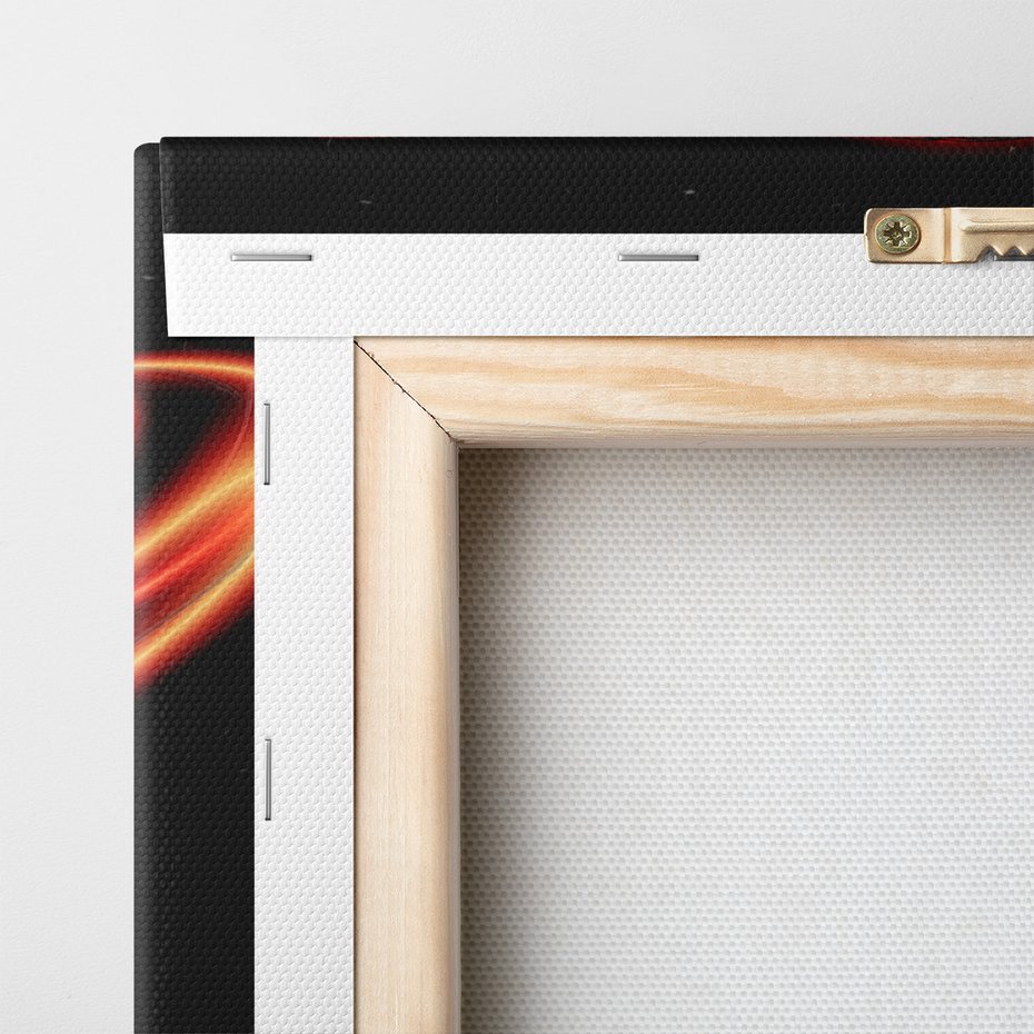 Obraz na płótnie - kosmos, planeta, pierścienie