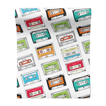 Tapeta - kasety, muzyka, retro