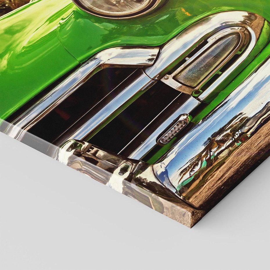 Obraz na płótnie - samochód, ulica, Kuba