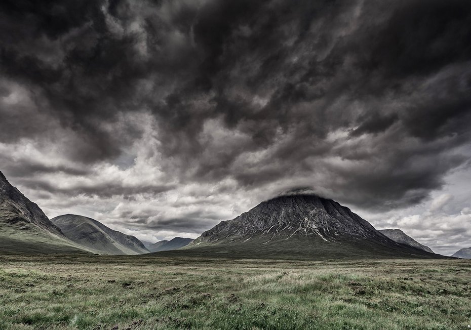 Fototapeta - krajobraz, góry, chmury