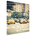Obraz na płótnie - miasto, taksówki, ulica