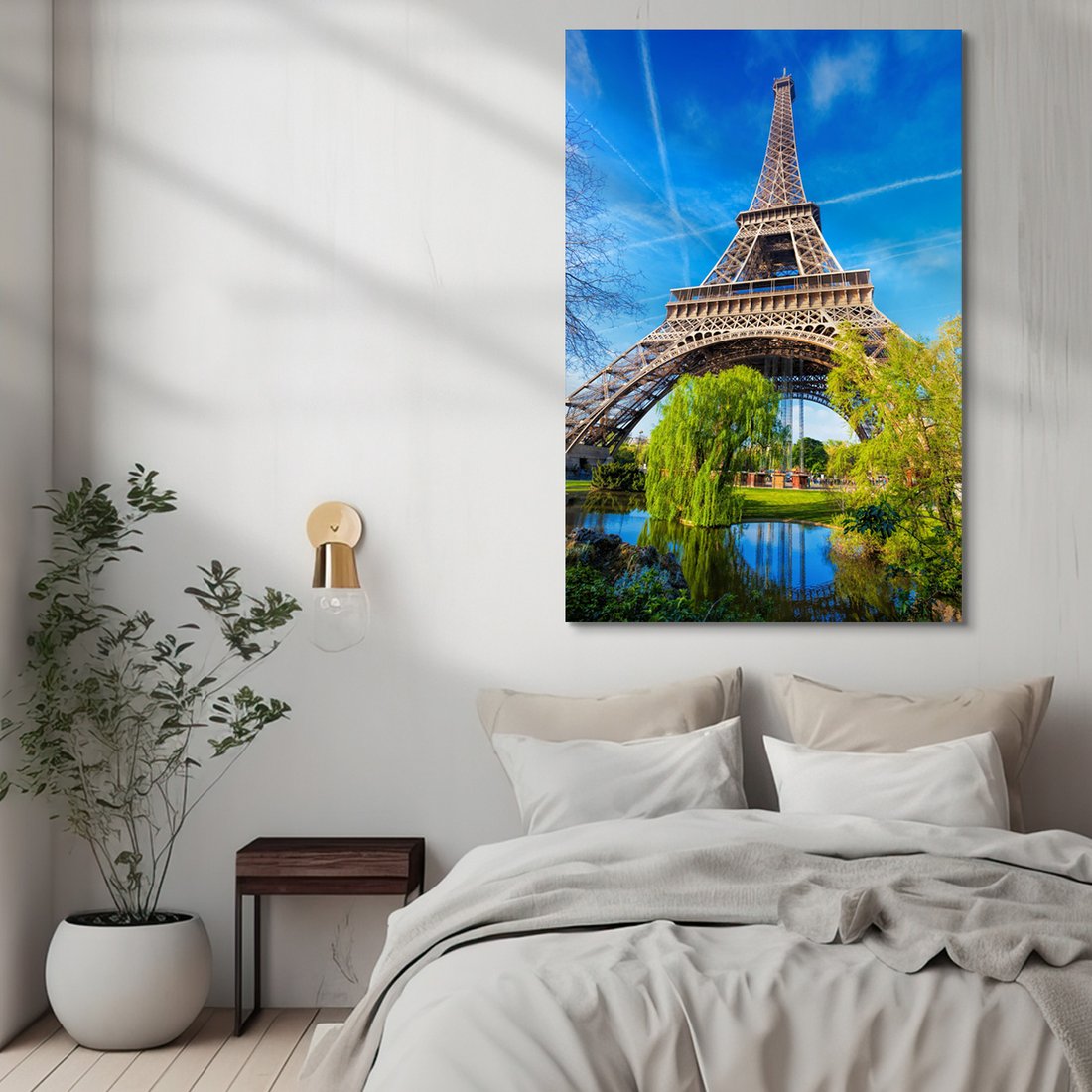 Obraz na płótnie - Paryż, Wieża Eiffla, miasto