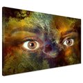 Obraz na płótnie - oczy, abstrakcja, twarz