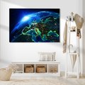 Obraz na płótnie - ziemia, kosmos, noc