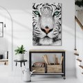Obraz na płótnie - tygrys, biały, zwierzę