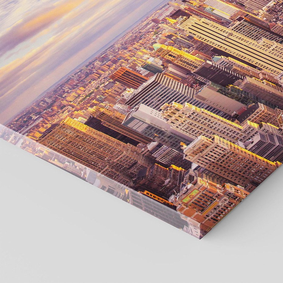 Obraz na płótnie - miasto, drapacze chmur, panorama