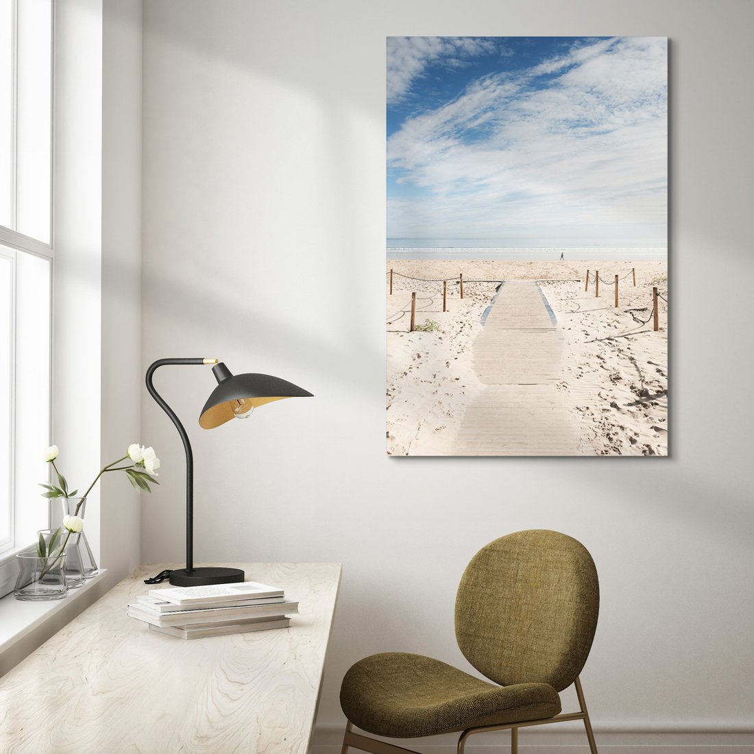 Obraz na płótnie - plaża, morze, piasek