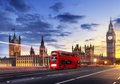 Fototapeta - Londyn, autobus, Big Ben