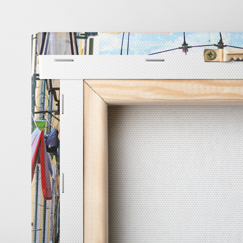 Obraz na płótnie - tramwaj, miasto, ulica