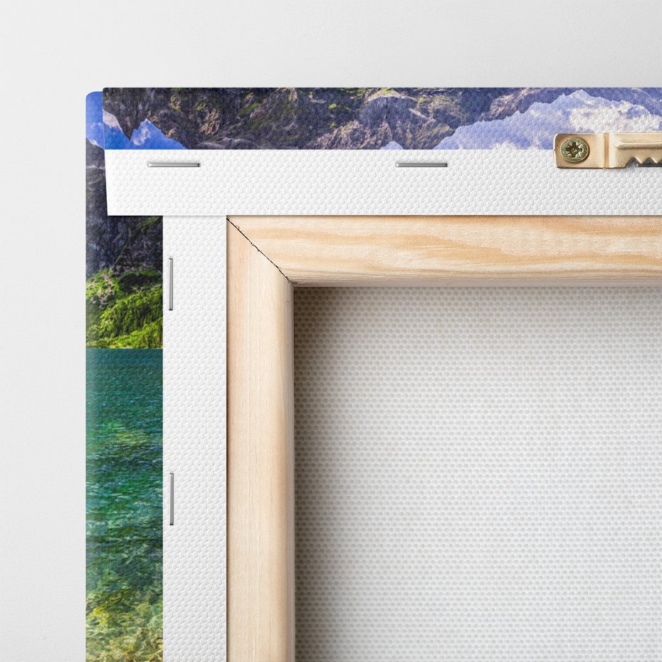 Obraz na płótnie - góry, jezioro, krajobraz