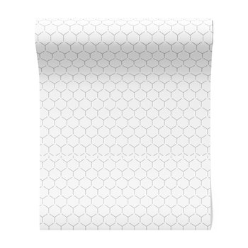 Tapeta - plaster, miodu, sześciokąt,