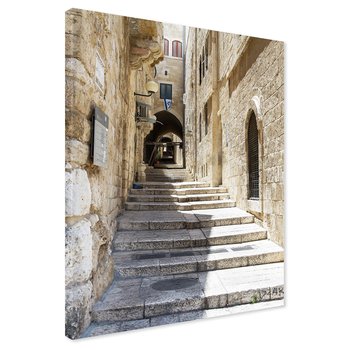 Obraz na płótnie - uliczka, schody, kamień