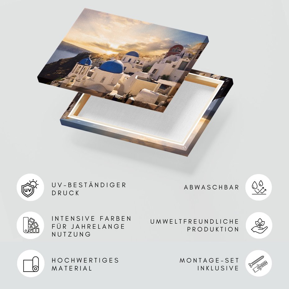 Obraz na płótnie - Santorini, Grecja, miasto